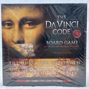 The DaVinci Code Board Game RoseArt No 31603 Brand New Sealed